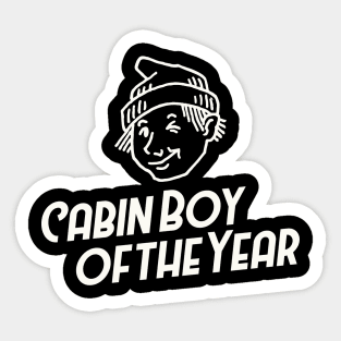 Cabin Boy of the Year Sticker